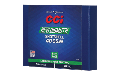 CCI Hevi Bismuth Shotshell package for pest control.