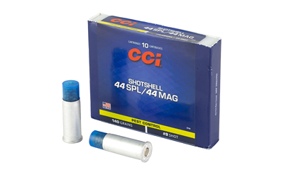 Box of CCI .44 shotshell ammunition.