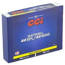 CCI .44 Shotshell ammunition box
