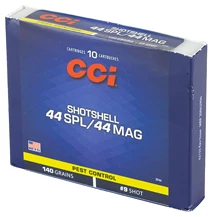 CCI shotshell ammunition box, 44 SPL/44 MAG