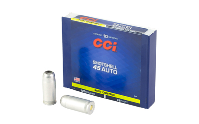 CCI .45 Auto shotshell ammunition package