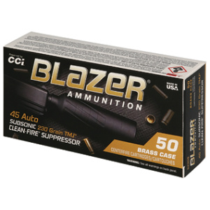 CCI BLAZER BRASS 45ACP SUP 230GR TMJ
