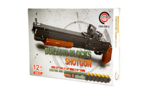 Building blocks shotgun toy set box
