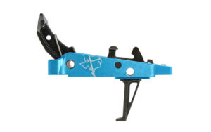 Blue metal firearm trigger assembly component