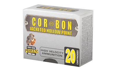 Corbon Self-Defense JHP Handgun Ammunition 9mm Luger +p 125 gr JHP 1250 fps 20/box - Image 3