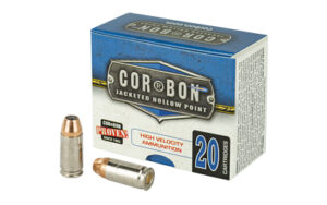 Corbon Self-Defense JHP Handgun Ammunition 9mm Luger +p 90 gr JHP 1500 fps 20/box