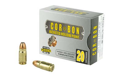 COR-BON ammunition box and bullets