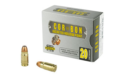Corbon-Jacketed Hollow Point Ammunition Box and Bullets