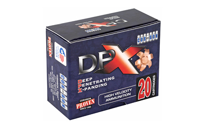 DPX ammunition box, 20 high-velocity cartridges