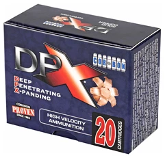 Box of DPX ammunition, 20 cartridges