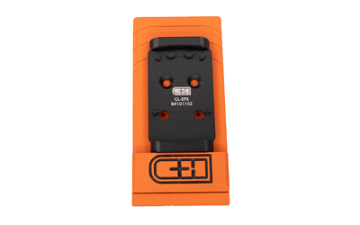 Orange and black electronic tracking device module