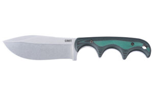 CRKT NESSMUK 2.9" GRN/SLV W/SHEATH