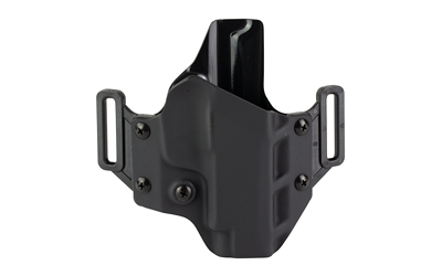 Black polymer concealed carry handgun holster