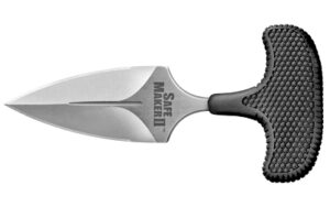 T-handle push dagger with textured grip