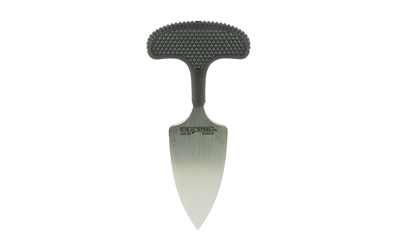 Push dagger with textured black handle