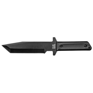 Black tanto fixed blade knife