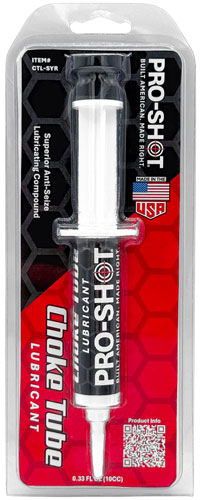 PRO SHOT CHOKE TUBE/SUPPRESSOR - THREAD LUBE 10CC SYRINGE