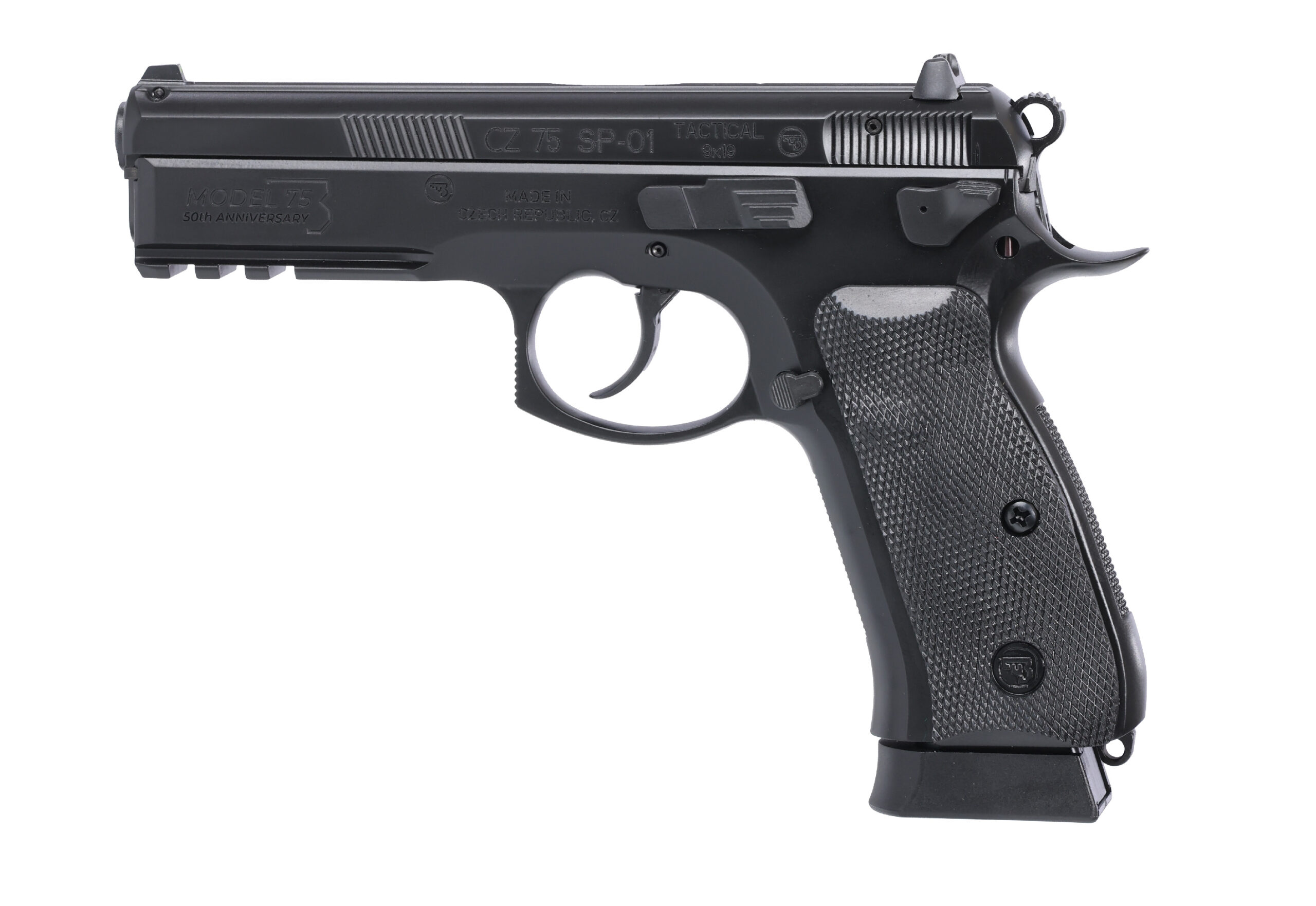 CZ 75 SP-01 TACTICAL 50TH ANNI - 9MM FS 19RD BLACK POLYCOAT