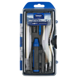 Universal cleaning kit for firearms maintenance.