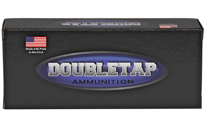 Box of Doubletap Ammunition, USA flag displayed