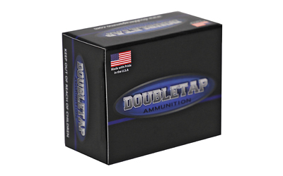 DoubleTap ammunition box with American flag.