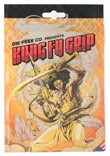 Kung Fu Grip action comic packaging illustration