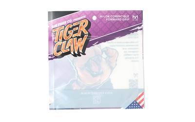 Tiger Claw M-LOK compatible forward grip packaging
