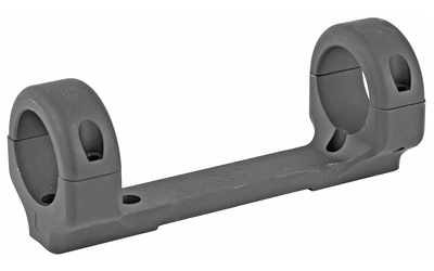 Gray plastic double pipe mounting bracket