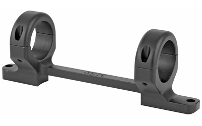 Black one-piece rifle scope ring mount