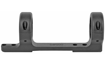 Gray metal rifle scope mount base
