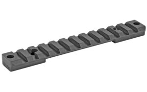 Black metal Picatinny rail mount base