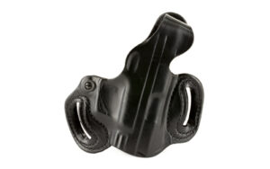 Black molded plastic concealed carry holster
