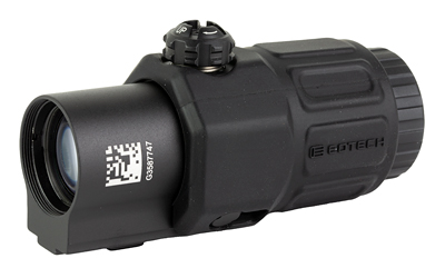 Black EOTECH rifle magnifier optic device