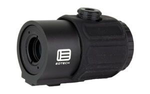 Black EOTech rifle scope magnifier