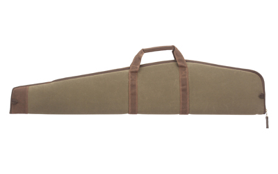 Tan rifle case with brown handles