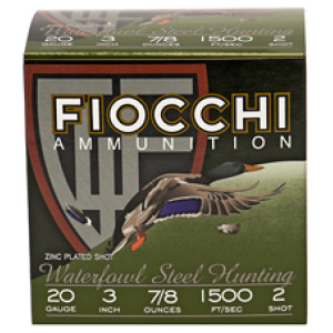 Fiocchi waterfowl steel hunting ammunition box