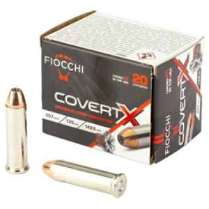FIOCCHI COVERT X 357MAG 125GR 20/200