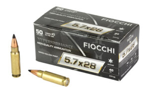 Fiocchi Hyperformance Defense Handgun Ammunition 5.7x28mm 40gr PT 1750 fps 50/ct
