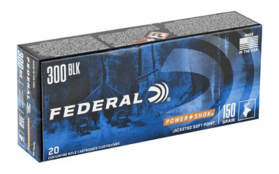 Federal Power-Shok 300 BLK ammunition box