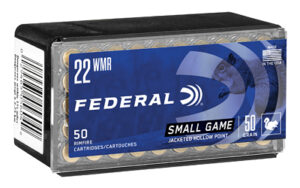 Federal Game-Shok Rimfire Ammunition .22 WMR 50 gr JHP 1530 fps 50/ct