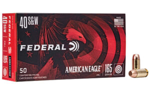 American Eagle Handgun Ammunition .40 S&W 165 gr. FMJ 1130 fps 50/ct