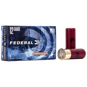 FED PWRSHK 12GA 2.75 MX 00 BCK 5/250