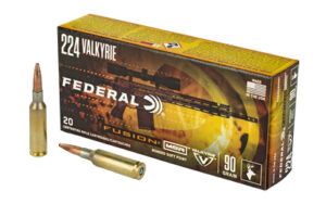 Federal Fusion 22A Valkyrie 90-grain ammunition box