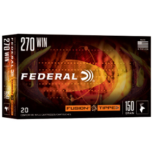 Federal Fusion Tipped 270 Win 150 grain ammo