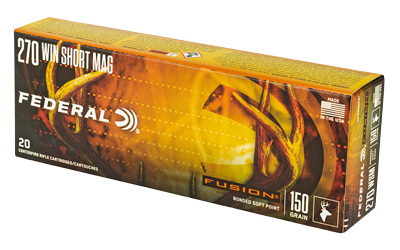 Federal Fusion 270 WSM 150-grain ammo box