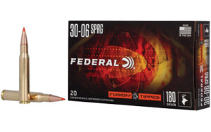Federal 30-06 Springfield ammunition box and cartridges