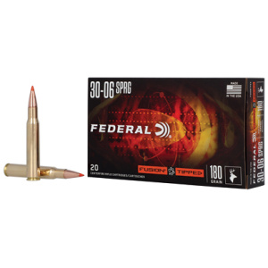Federal 30-06 Springfield ammunition box and cartridges