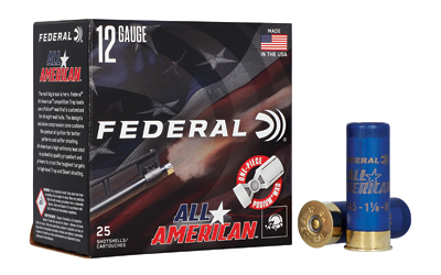 Federal All American Shotshells 12ga 2-3/4" 1-1/8oz 1250 fps #7.5 25/ct - Image 2