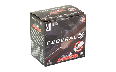 Federal All American Shotshells 20ga 2-3/4" 7/8oz 1200 fps #8 25/ct - Image 2