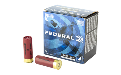 12 gauge game load ammunition box and cartridges